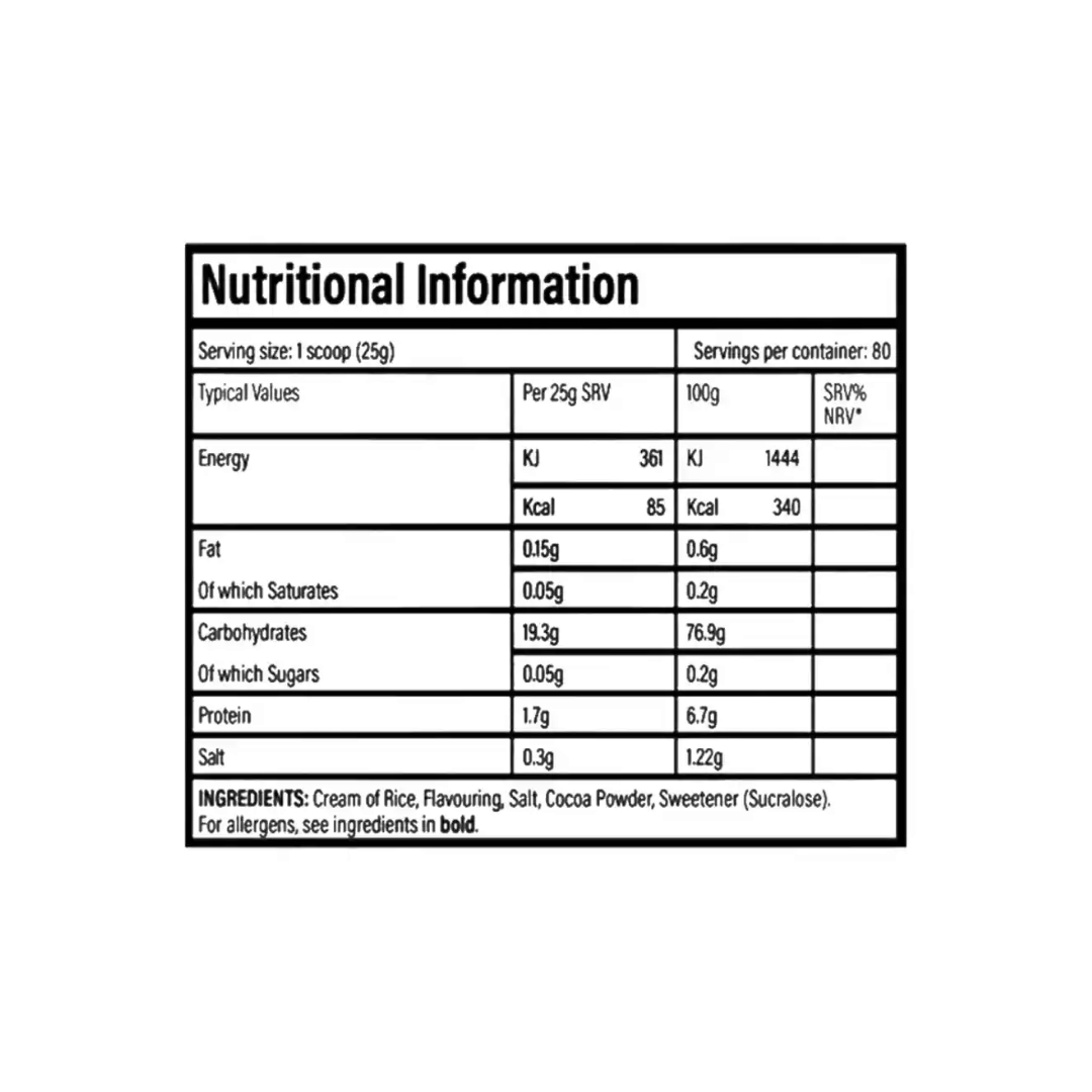 JP Cream Of Rice 80 Servings