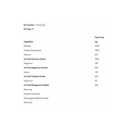 Electrolyte + Creatine 210g