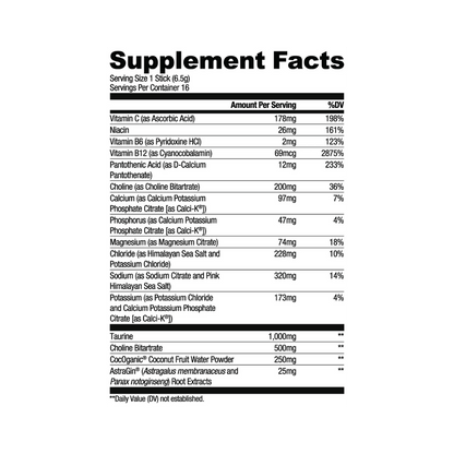 Hydration Sticks by RYSE 16 Servings