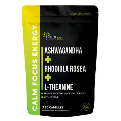 Ashwagandha + Rhodiola Rosea +  L-Theanine