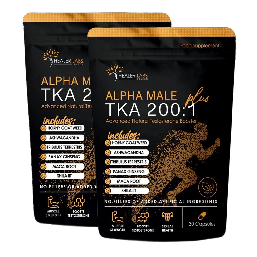 T Plus Ashwagandha, Horny Goat Weed, Tribulus Terrestris, Shilajit, Maca & Ginseng ( Pack of 2 )