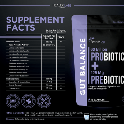 60 Billion Probiotic + Prebiotic Blend