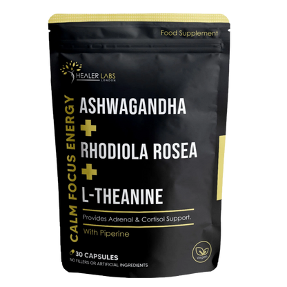 Ashwagandha + Rhodiola Rosea +  L-Theanine